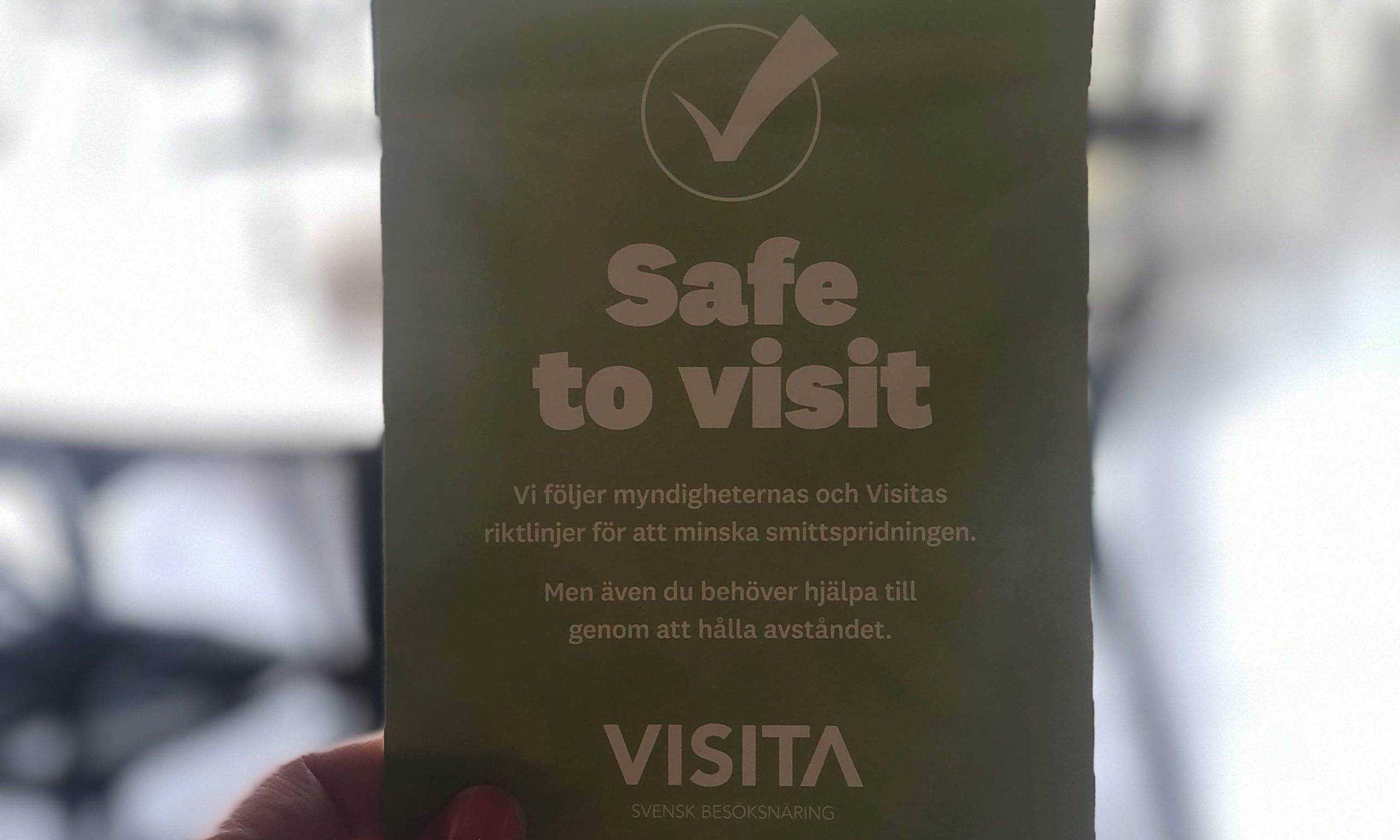 Broschyr "Safe to visit"