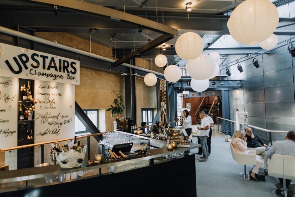 Överblick av champangebaren.